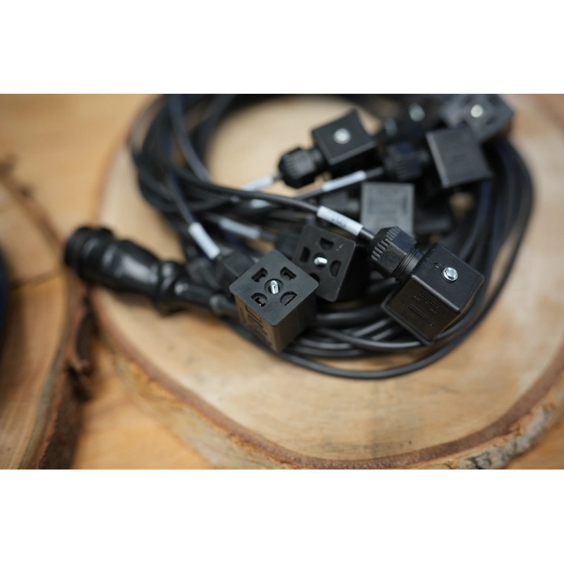4 Sektionen Hydraulikventil Cetop mit schwiemmnder Sektion und 5 Tasten Joystick