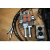Frontlader Steuergerät Ventil Mit Joystick 3 Funktionen Doppeltwirkend Für Kubota 40l/Min  12V