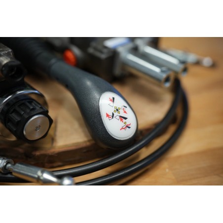 Hydraulik-steuerventil Kit 3 Funktionen Doppeltwirkend Traktor Lader  Joystick  80 l/min