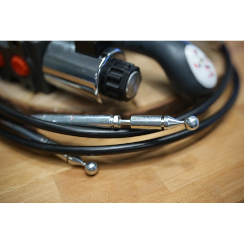 Hydraulik-steuerventil Kit 3 Funktionen Doppeltwirkend Traktor Lader  Joystick  80 l/min