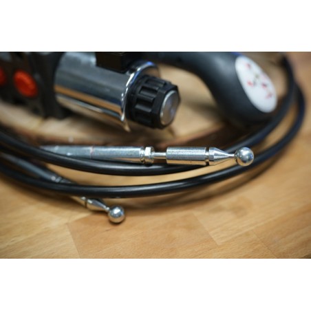 Hydraulik-steuerventil Kit 3 Funktionen Doppeltwirkend Traktor Lader  Joystick  80 l/min