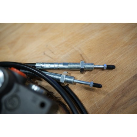Hydraulik-steuerventil Kit 3 Funktionen Doppeltwirkend Traktor Lader  Joystick  80 l/min
