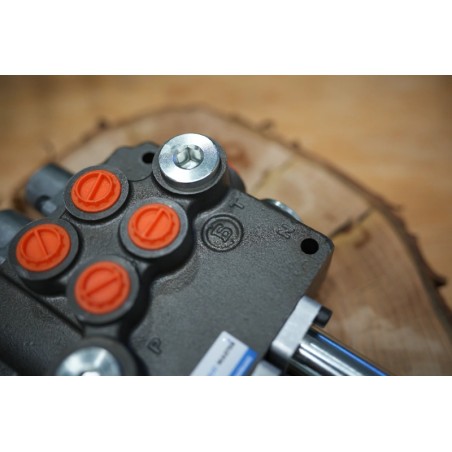 Frontlader-Steuergerät, 2 Sektionen, 80 L/min, Doppeltwirkend, Ventil für Kabel