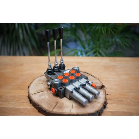 Monoblock-wegeventil 3 -spool 40 L/Min X 3 Schwimmabschnitte Doppeltwirkend
