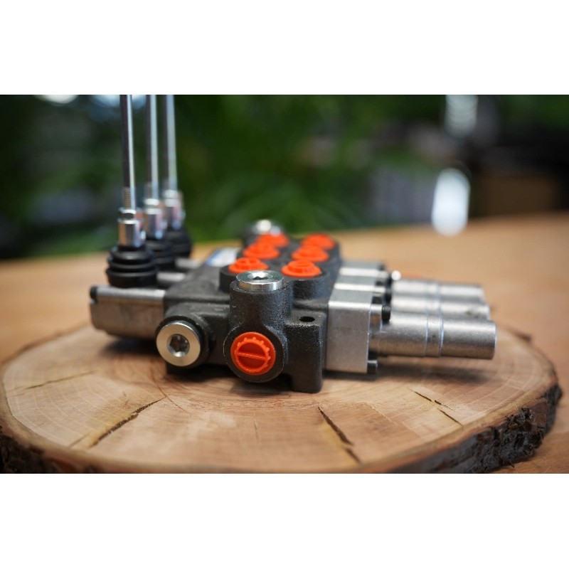 Monoblock-wegeventil 3 -spool 40 L/Min X 3 Schwimmabschnitte Doppeltwirkend