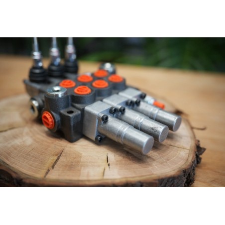 Monoblock-wegeventil 3 -spool 40 L/Min X 3 Schwimmabschnitte Doppeltwirkend