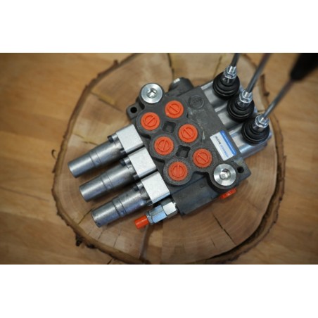 Monoblock-wegeventil 3 -spool 40 L/Min X 3 Schwimmabschnitte Doppeltwirkend