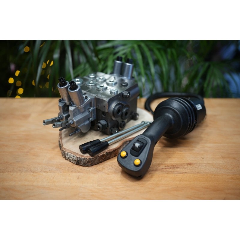 Walvoil DPX 100 Hydraulikventil, 2-teilig, mit 1 Proportional-Joystick