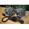 2x Walvoil DPX100-Ventile (4+4 Abschnitte) + 1 JP-Joystick – 8 Funktionen