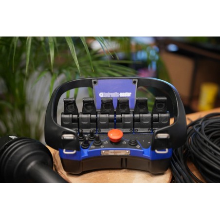 Walvoil DPX100 Proportionalventil + Scanreco RC400 mit 6-Funktions-Joysticks