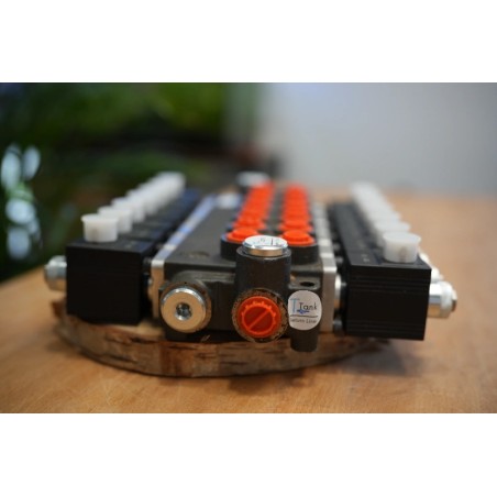 Hydraulikventil 7-spool Hydraulikmagnet 80 L/Min 24VDC