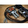 HYDRAULIKVENTILSATZ MIT JOYSTICK 3 FUNKTIONEN DOPPELTWIRKEND FÜR JOHN DEERE 40L/MIN (11GPM) 12 VDC