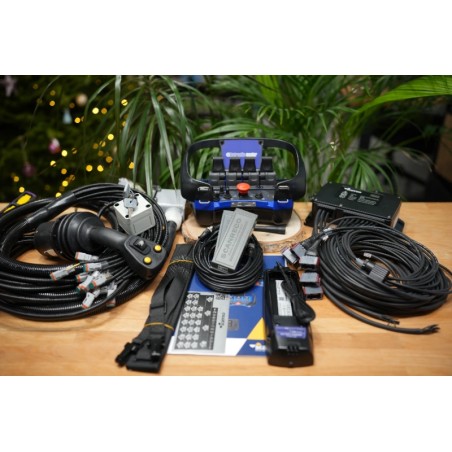 Scanreco RC400 Fernbedienung und JS-Joysticks – 4 Funktionen für Danfoss PVG 32