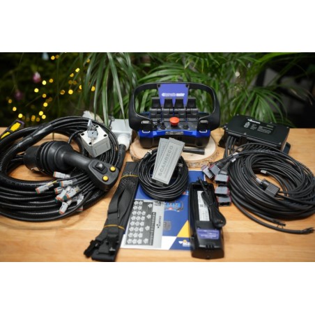 Scanreco RC400 Fernbedienung und JS-Joysticks – 4 Funktionen für Danfoss PVG 32