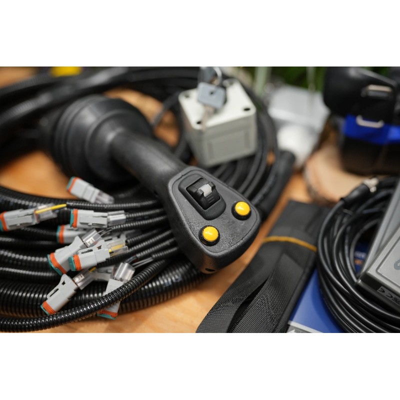 Scanreco RC400 Fernbedienung und JS-Joysticks – 4 Funktionen für Danfoss PVG 32