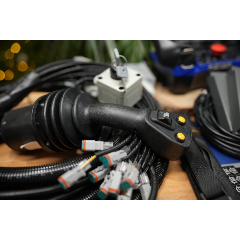 Scanreco RC400 Fernbedienung und JS-Joysticks – 4 Funktionen für Danfoss PVG 32
