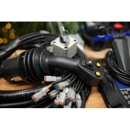 Scanreco RC400 Fernbedienung und JS-Joysticks – 4 Funktionen für Danfoss PVG 32