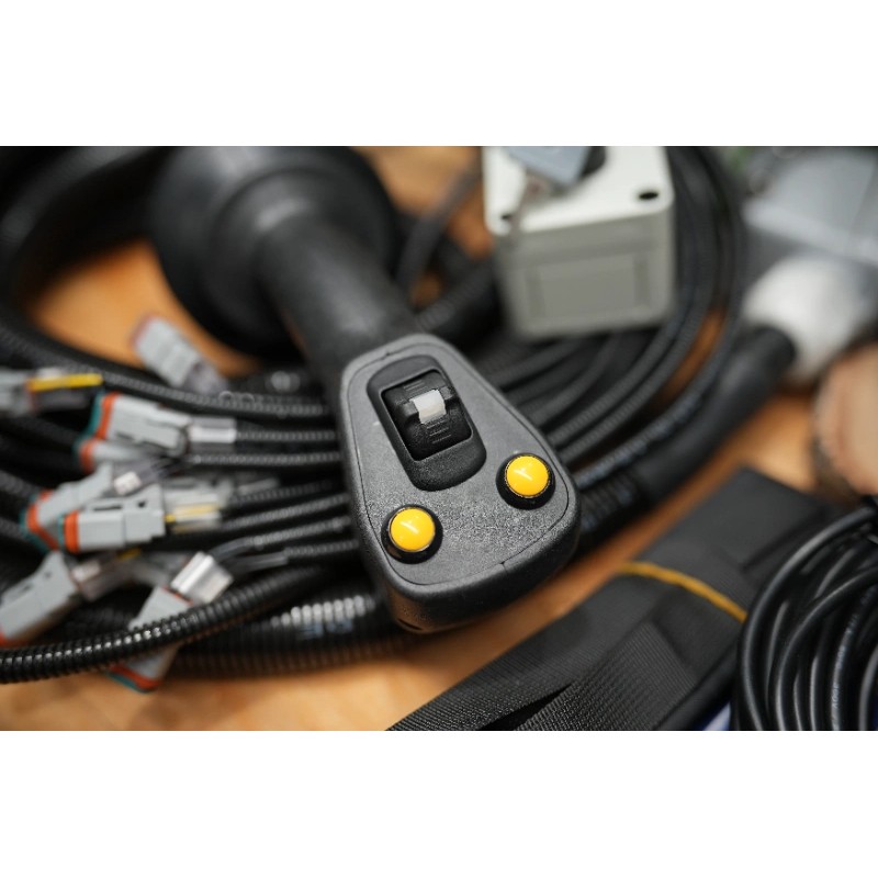 Scanreco RC400 Fernbedienung und JS-Joysticks – 4 Funktionen für Danfoss PVG 32
