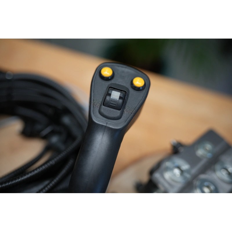 Walvoil DPX100 4-Wege-Ventil + JP-Joystick – 4 Funktionen für Hiab und andere