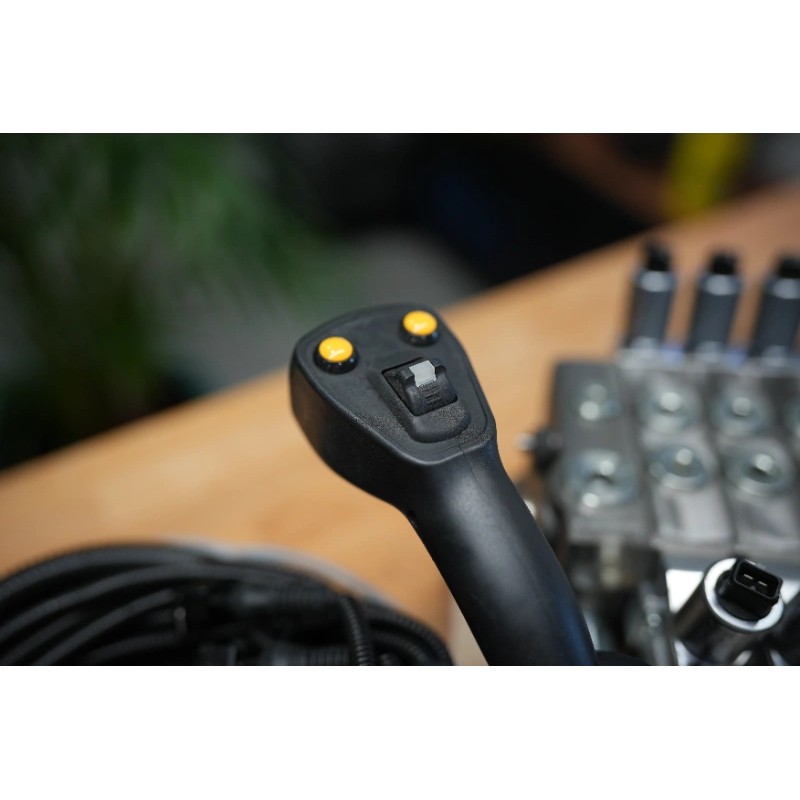 Walvoil DPX100 4-Wege-Ventil + JP-Joystick – 4 Funktionen für Hiab und andere