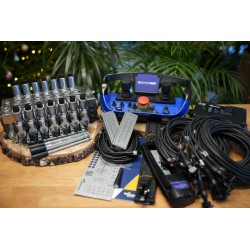 Walvoil DPX 100 7 Sektionen nachkompensiert + Scanreco RC 400 G2B Maxi, 2 proportionale Joysticks + 1 Ein-/Aus-Funktion