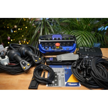 Proportional-Set Scanreco RC400 + JP-Joysticks mit 8 Funktionen PWM