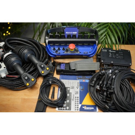 Proportional-Set Scanreco RC400 + JP-Joysticks mit 8 Funktionen PWM