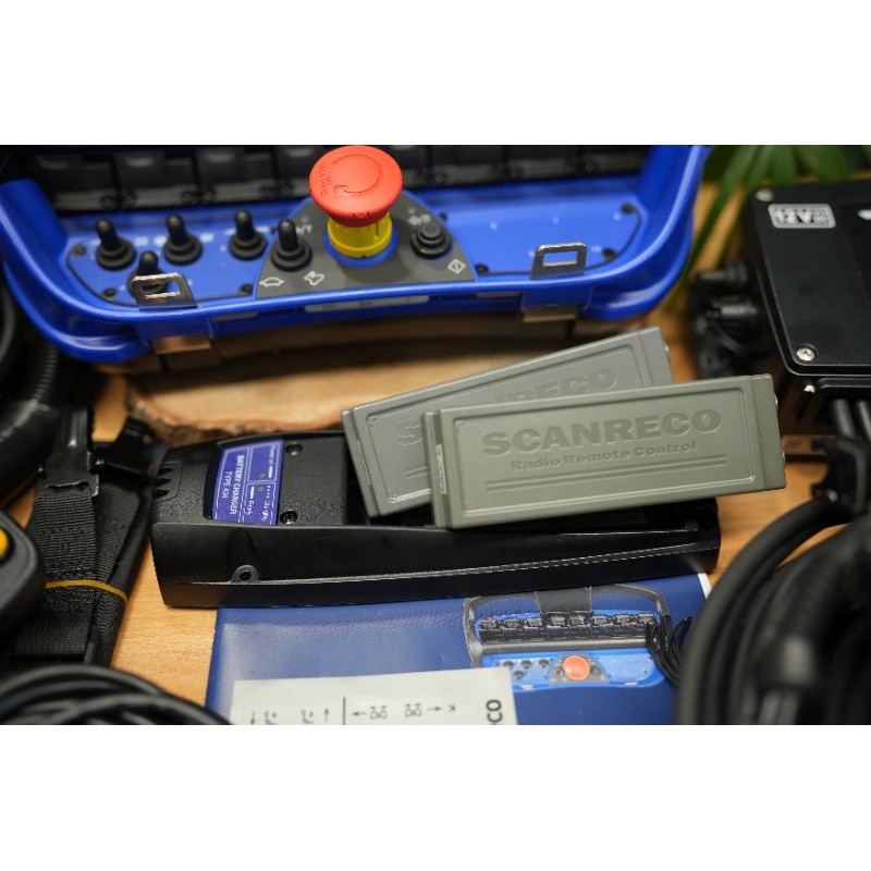 Proportional-Set Scanreco RC400 + JP-Joysticks mit 8 Funktionen PWM