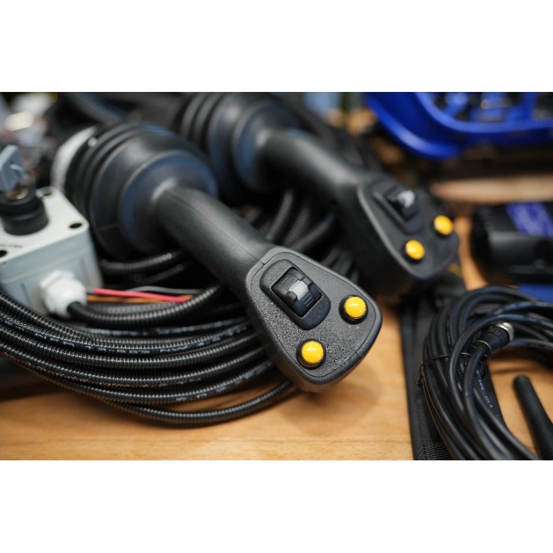 Proportional-Set Scanreco RC400 + JP-Joysticks mit 8 Funktionen PWM