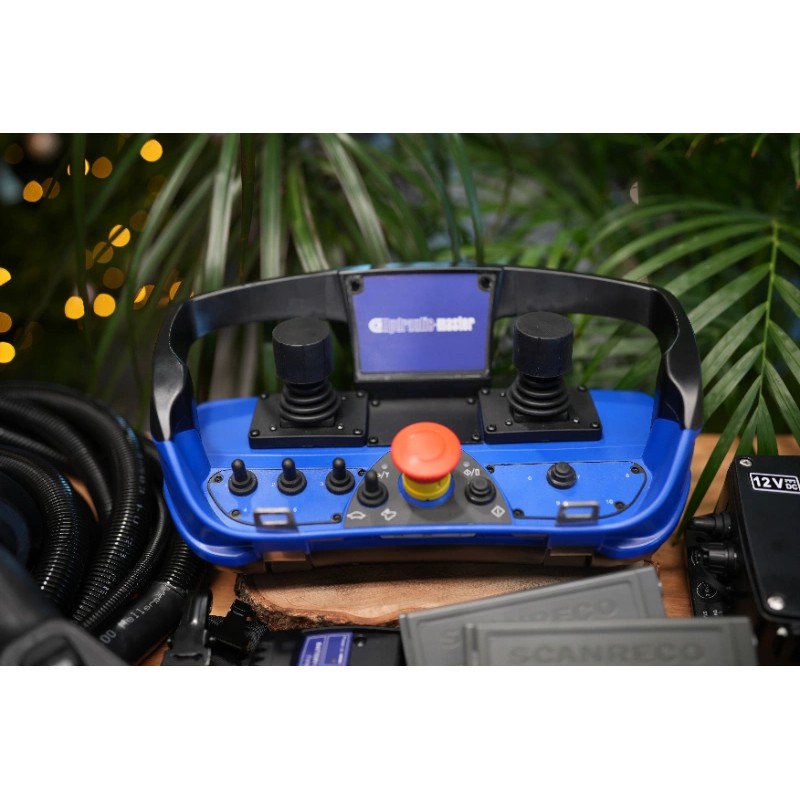 RC400 Proportional-Fernsteuerungsset | 8-Kanal-Funkfernsteuerung + JP-Joysticks PWM für Parker, Fassi, Hiab