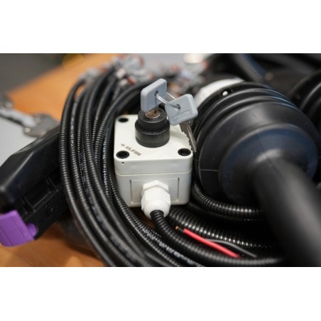 RC400 Proportional-Fernsteuerungsset | 8-Kanal-Funkfernsteuerung + JP-Joysticks PWM für Parker, Fassi, Hiab