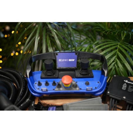 RC400 Proportional-Funksteuerungsset | 8-Kanal-Funkfernsteuerung + 2 JS-Joysticks PVG32 Danfoss DIN/AMP