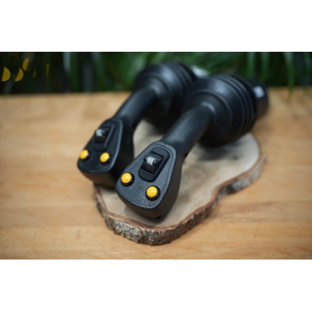 Proportional-Set JP Joysticks mit 6 Funktionen PWM für Nordhyraulic, Hawe, Olsberg (zum Nachrüsten an vorhandene Fernsteuerung)