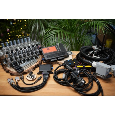 2 Mini-Joysticks Otto + Walvoil DPX 100 mit 8 Funktionen für Forstkrane