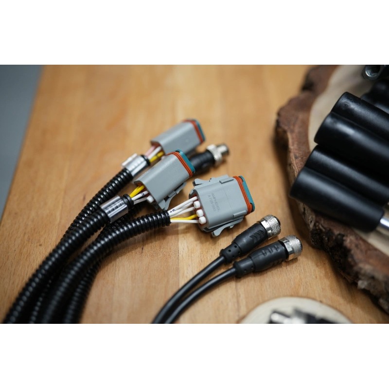 2 Mini-Joysticks Otto + Walvoil DPX 100 mit 8 Funktionen für Forstkrane