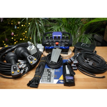 Scanreco RC400 Funkfernbedienung mit 6 Funktionen + 2 JS-Joysticks PVG32 Danfoss