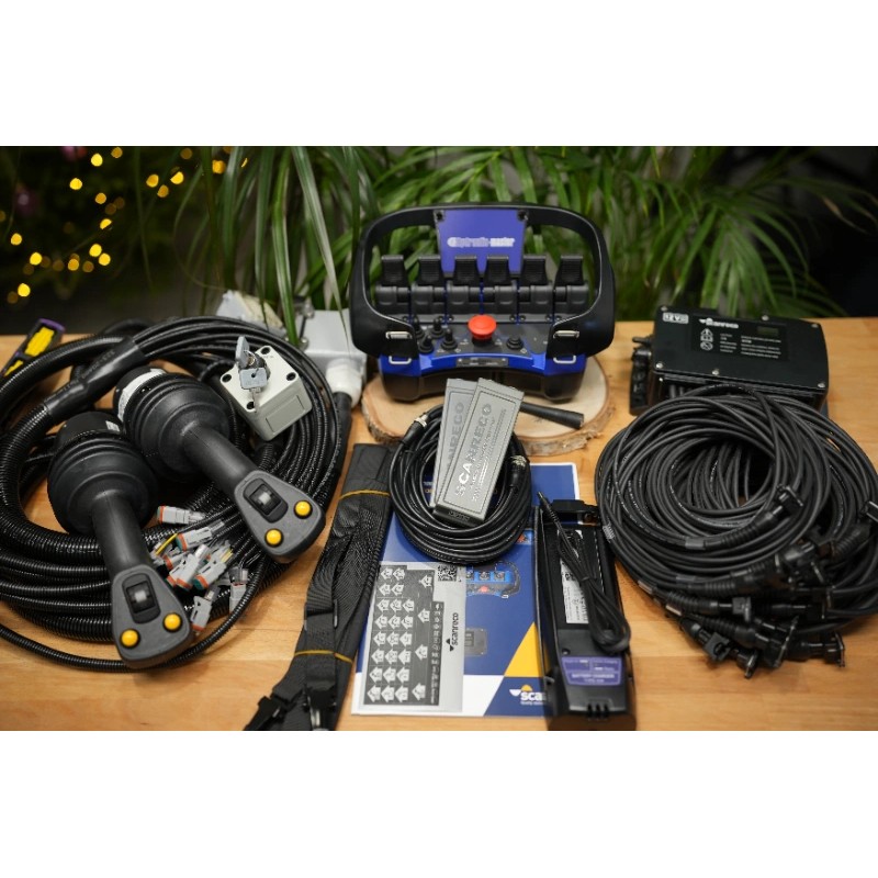 Proportional-Set Scanreco RC400 mit 6 Funktionen + JP-Joysticks PWM