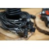 4 positions joystick 5 buttons + Monoblock Vave 4-spool hydraulic solenoid 80 l/min 13GPM 24VDC