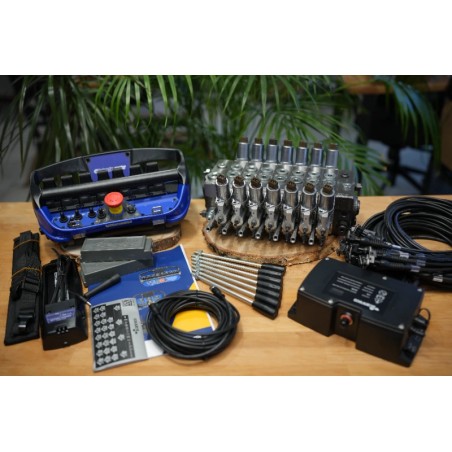 Walvoil DPX 100 7-Wege-Ventil + Scanreco RC 400 Maxi Fernbedienung