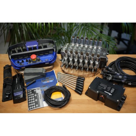 Walvoil DPX 100 7-Wege-Ventil + Scanreco RC 400 Maxi Fernbedienung