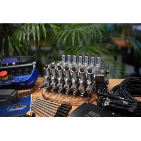 Walvoil DPX 100 7-Wege-Ventil + Scanreco RC 400 Maxi Fernbedienung