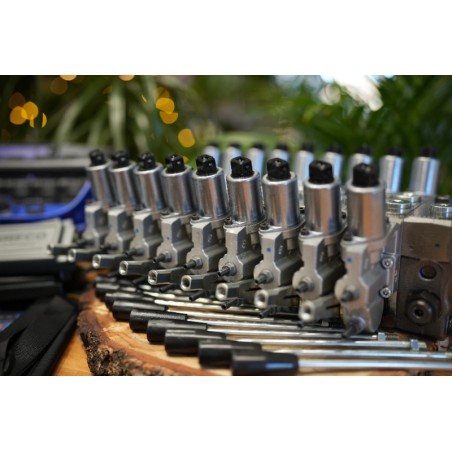 9-Wege-Proportionalventil + Scanreco-Fernbedienung bis zu 40 gpm (120 l/min) Usewood Forest Tec Timberpro