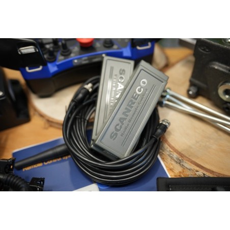 Walvoil DPX100 3-Wege-Proportionalventil + Scanreco Mini G2B Funkfernbedienung