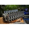 Walvoil DPX100-Ventil mit 10 Funktionen und Scanreco RC400 G2B mit 3 Joysticks