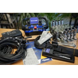 Proportionalventil Walvoil DPX100 4 Funktionen Funksteuerung Scanreco Mini G2B 2 Joysticks zweiachsig, Volvo Komatsu