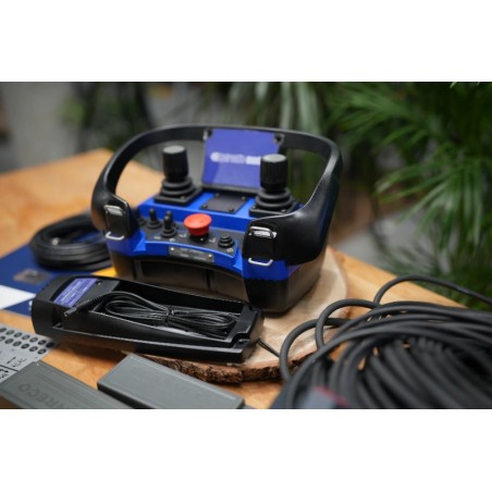 Funkfernbedienung  Scanreco – Plug-and-Play für Danfoss-Ventile mit AMP-Anschlüssen, 2 Joysticks, 3 Achsen