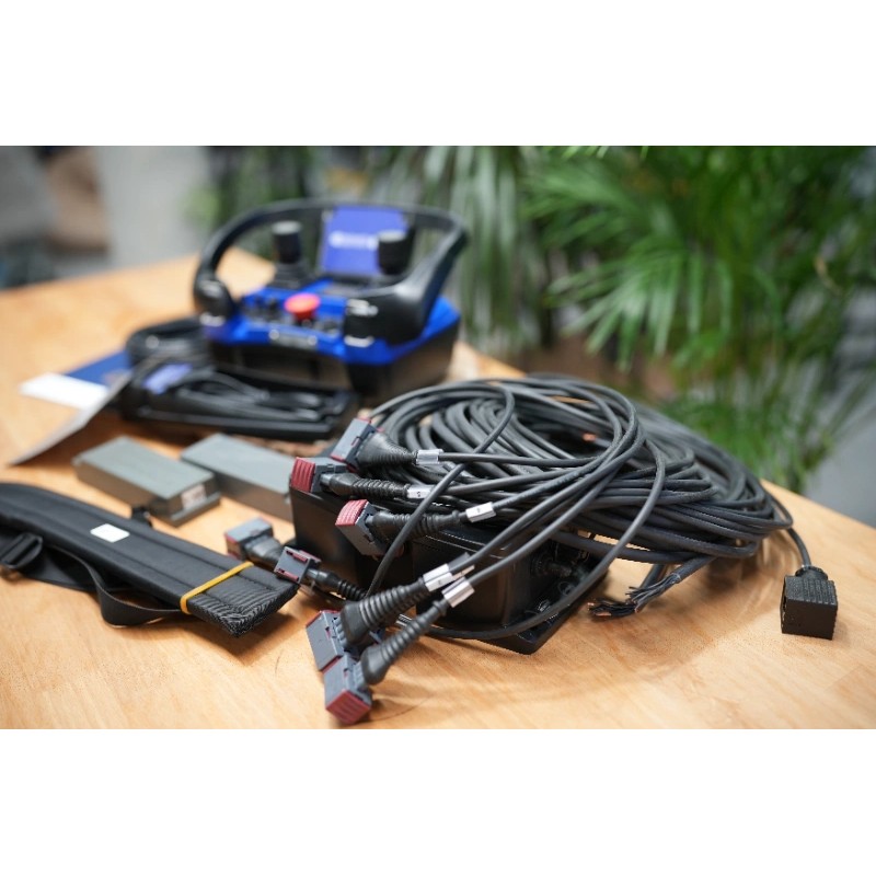 Funkfernbedienung  Scanreco – Plug-and-Play für Danfoss-Ventile mit AMP-Anschlüssen, 2 Joysticks, 3 Achsen
