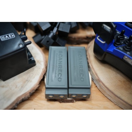 Scanreco Mini G2B Funkfernsteuerung mit 3 Joysticks, 2 Achsen – 6 Funktionen