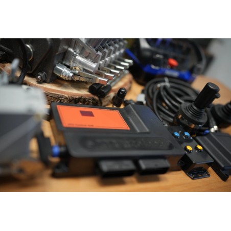 LKW-Kran-Bausatz DPX100 + Scanreco RC400 & Canbus-Joysticks von Otto