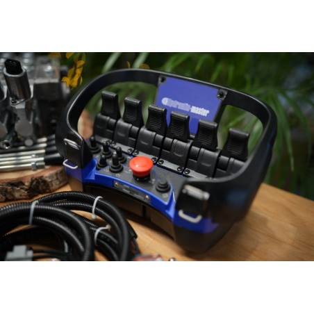 LKW-Kran-Bausatz DPX100 + Scanreco RC400 & Canbus-Joysticks von Otto